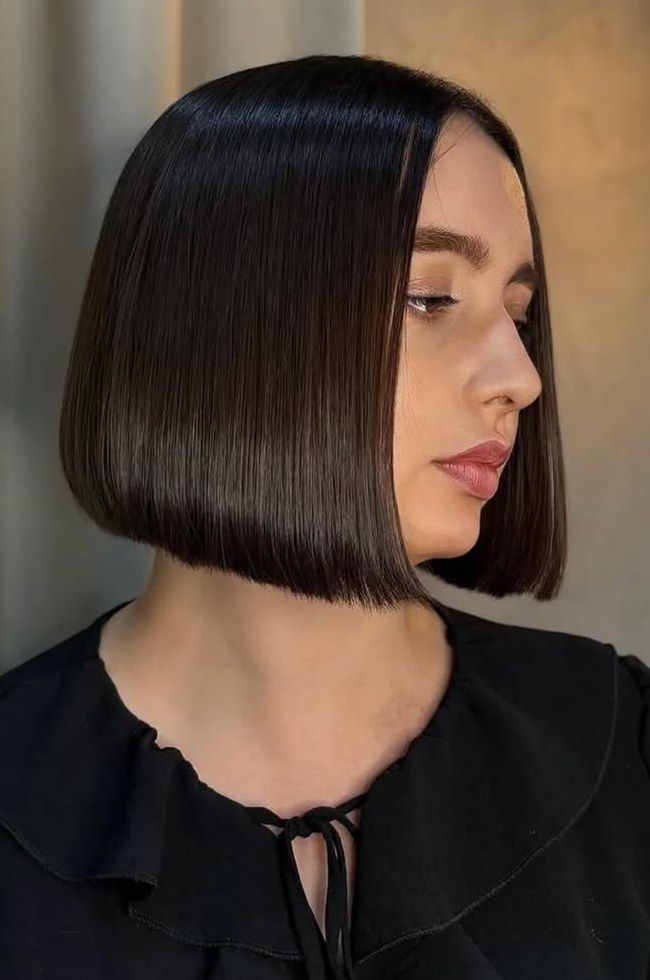 Deep Espresso Blunt Bob Deep Espresso Blunt Bob — Bob 2027 for Straight Hair