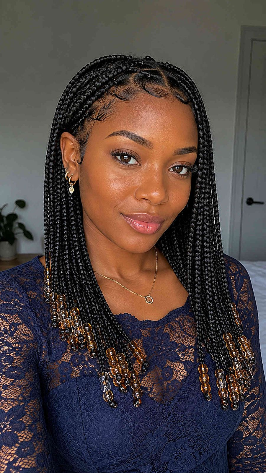 Braids With Beads Visual Idea Braids With Beads Visual Idea — Knotless Braids 2027 for Round Face