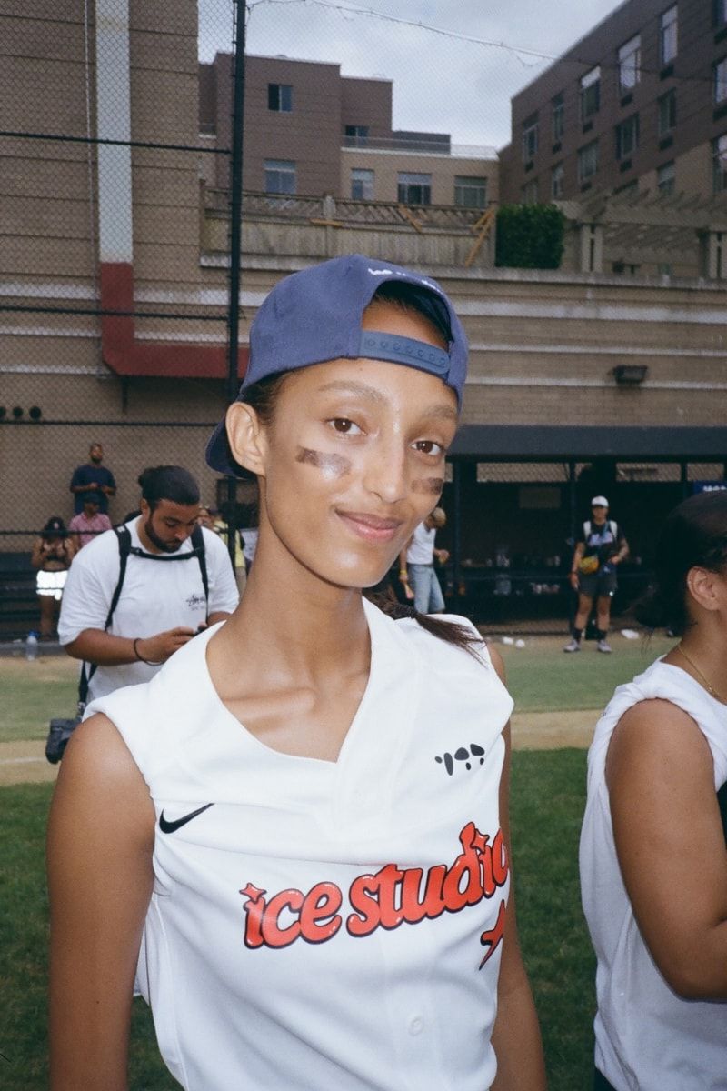 White Baseball Jersey with 'Ice Studio' Graphic White Baseball Jersey with 'Ice Studio' Graphic — Softball Outfits for Women 2027