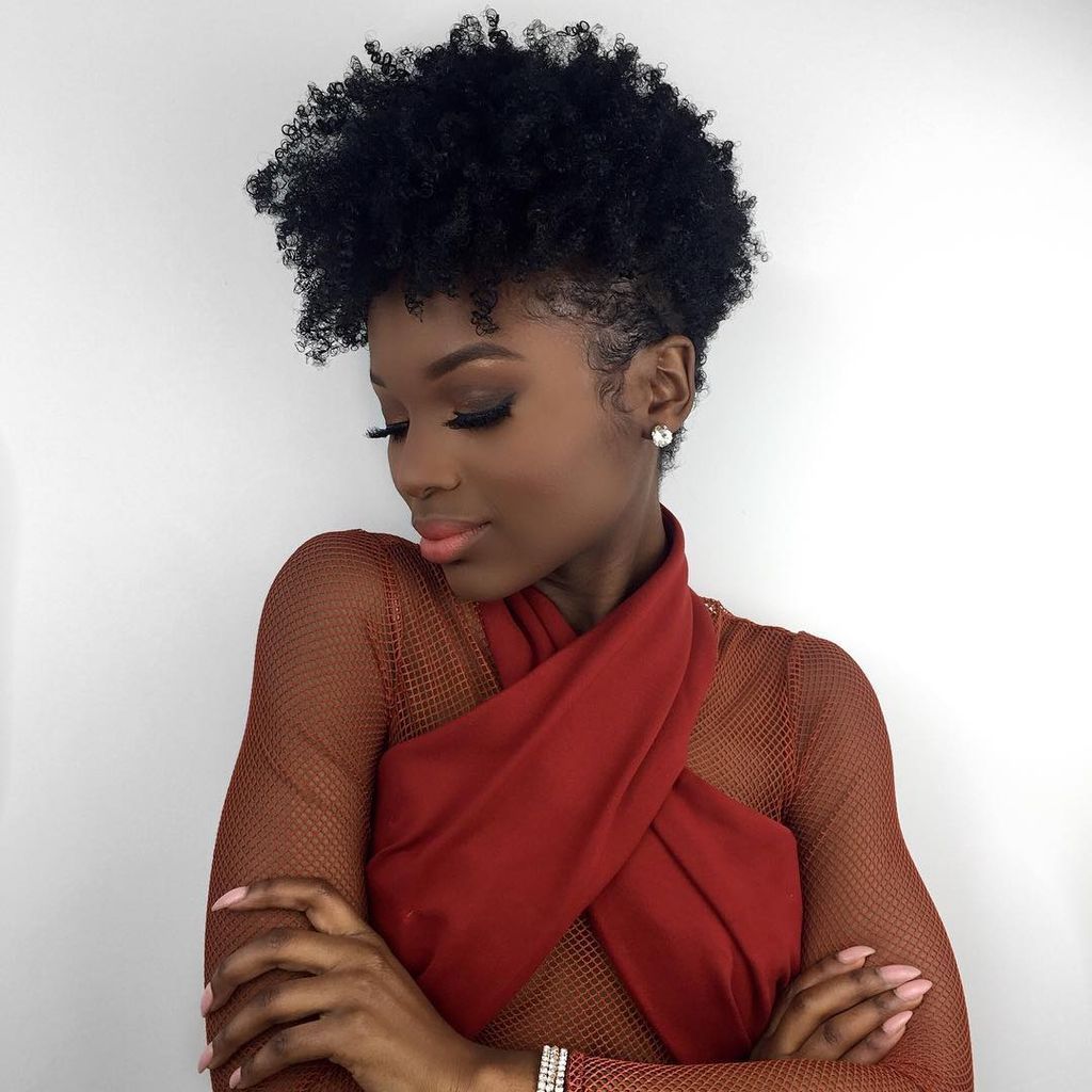 Black Pixie With Volume On Top Black Pixie With Volume On Top — Pixie 2027 for Curly Hair