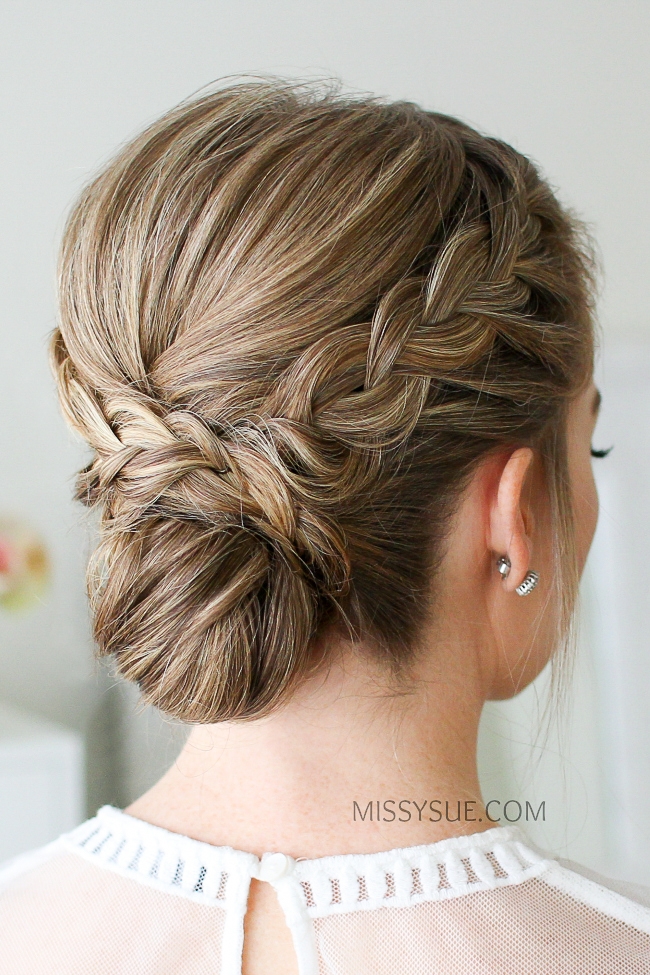 Honey Blonde Double Braided Bun Honey Blonde Double Braided Bun — Braided Bun 2027