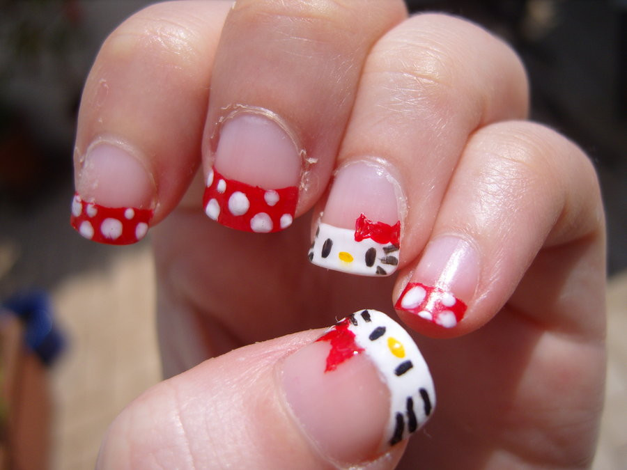 Playful Casual Visual Idea — Red Hello Kitty Nails 2027