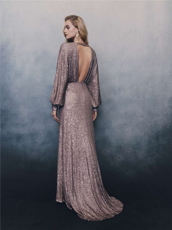 Glamorous Sparkle: Rose Gold Sequined Gown for an Evening Birthday Glamorous Sparkle: Rose Gold Sequined Gown for an Evening Birthday — Birthday Dresses 2027
