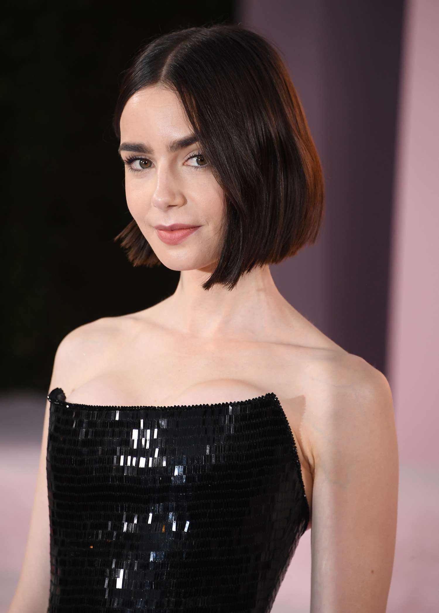 Sleek Dark Brown Blunt Bob Sleek Dark Brown Blunt Bob — Bob 2027 for Long Face
