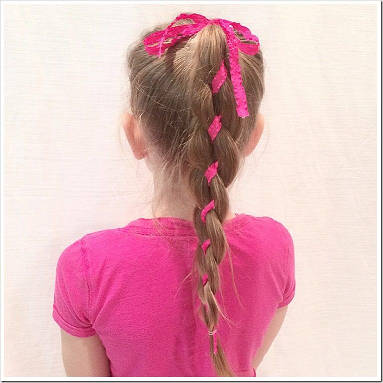 Layers Visual Idea — Ribbons Little Girl Hairstyles 2027