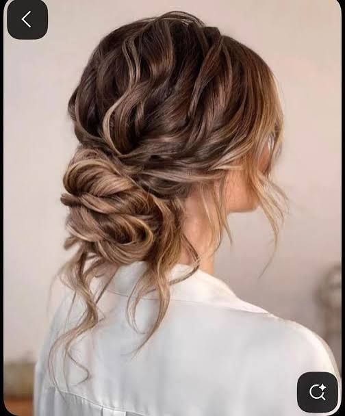 Textured Updo With Braided Elements Textured Updo With Braided Elements — Summer Updos 2027