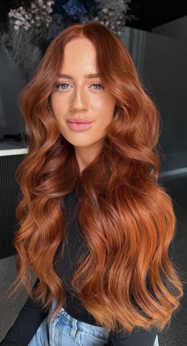 Intense Deep Copper Auburn Shade — Burnished Brunette 2027