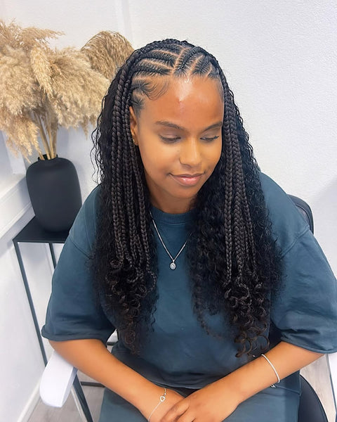 Thick Braids with Curly Ends Thick Braids with Curly Ends — Braided Hairstyles 2027 for Black Women