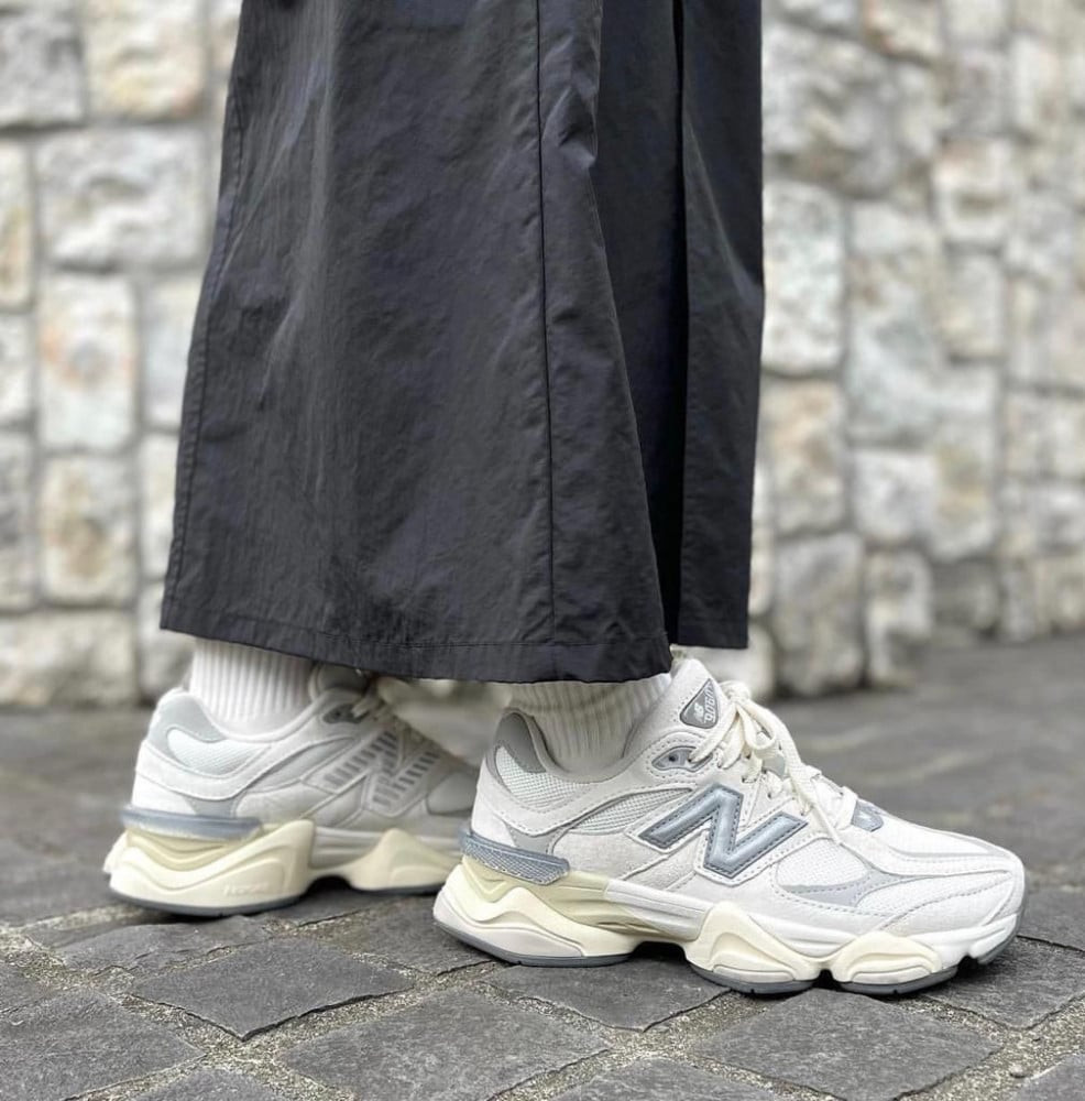 Modern Streetwear with an Oversized Black Skirt and 9060s — New Balance 9060 Outfits 2027