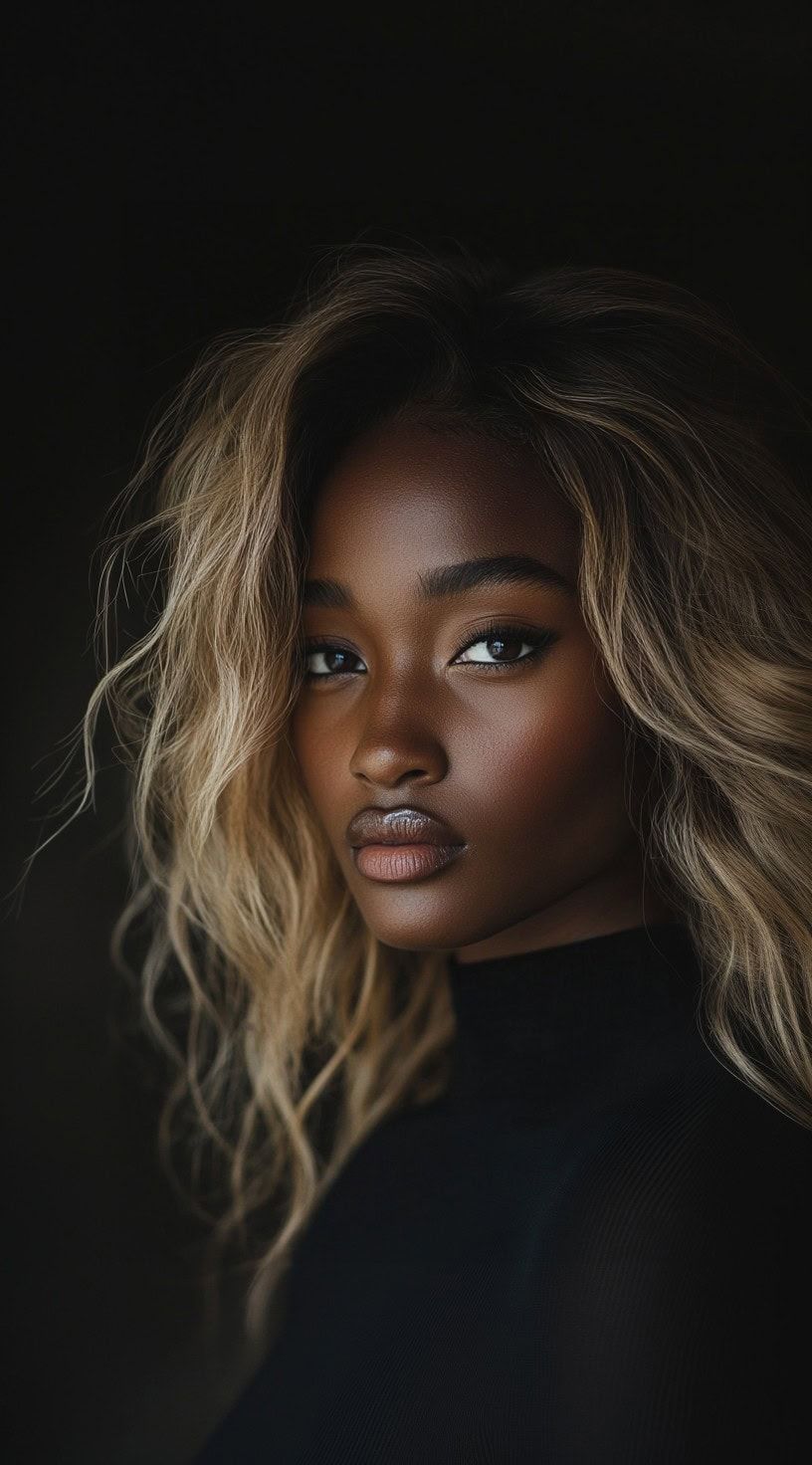Layers Visual Idea Layers Visual Idea — Blonde Hair 2027 for Brown Skin