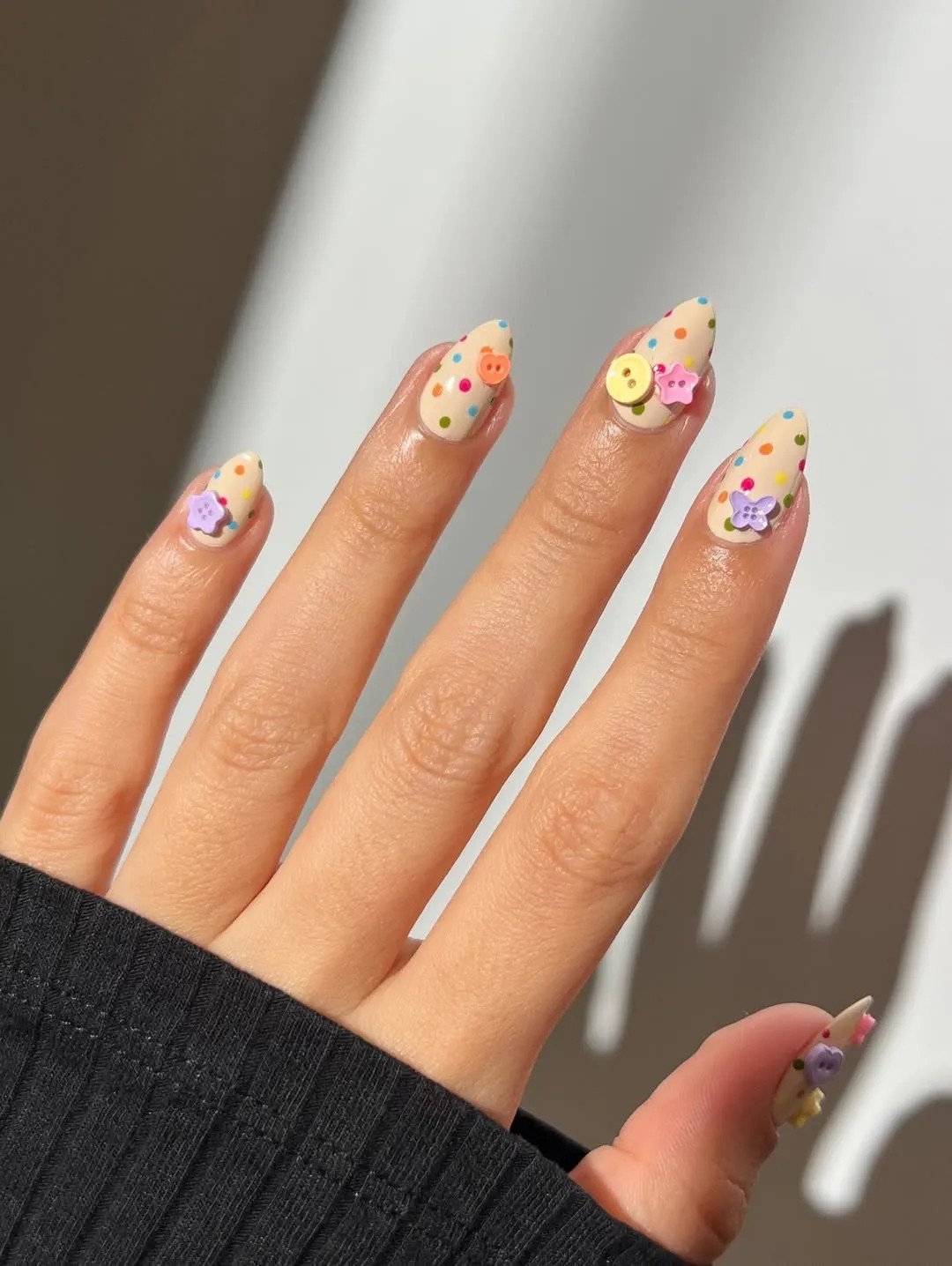 Beige Pastel Multi-Color Visual Idea Beige Pastel Multi-Color Visual Idea — Summer Nails 2027