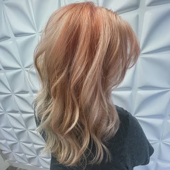 Soft Peachy Blonde With Dimension Soft Peachy Blonde With Dimension — Peach Blonde Hair 2027