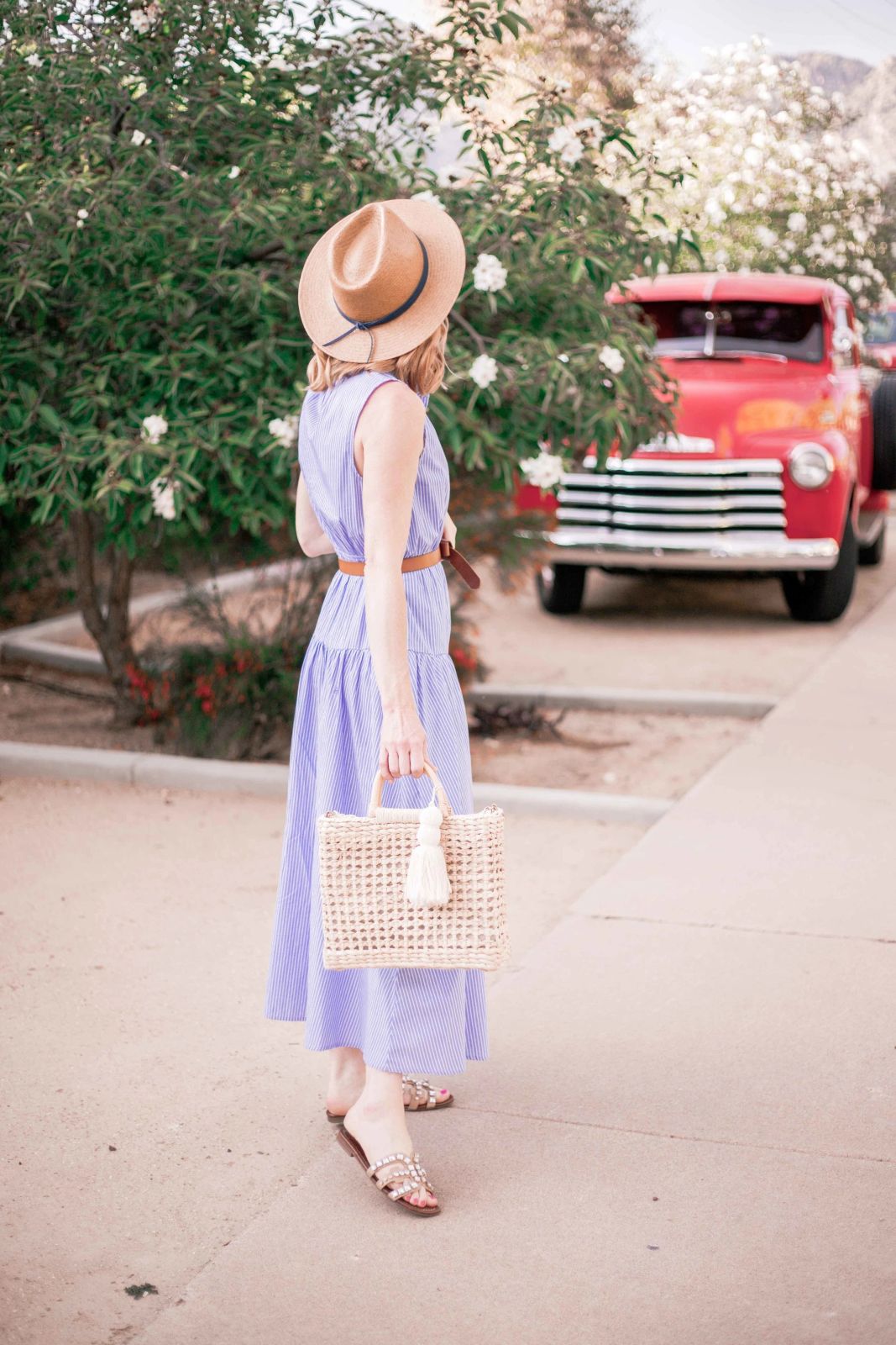 Cotton Blend Outfit Idea — Midi Picnic Dress 2027