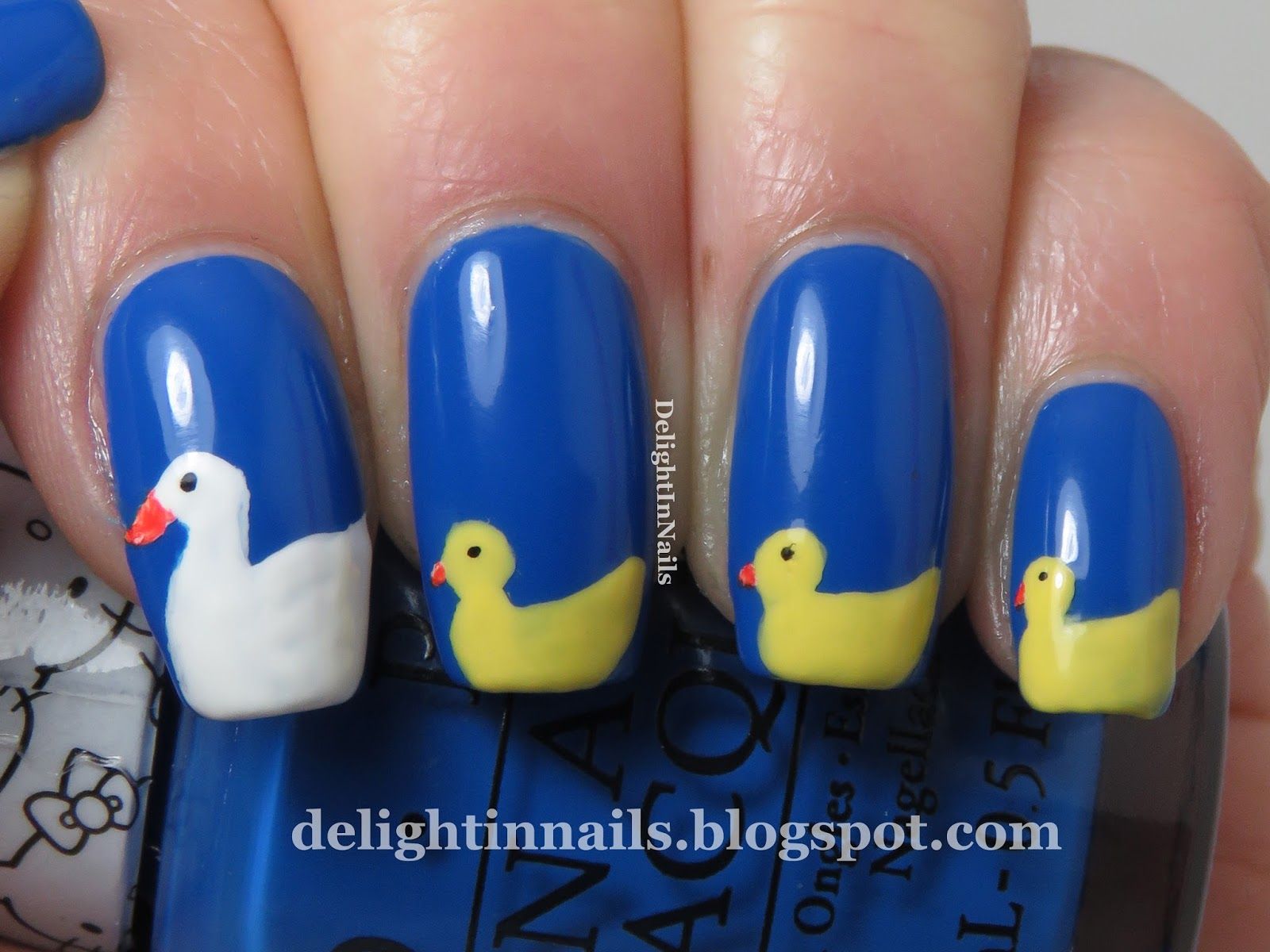 Medium Oval Blue Duck Illustrations Medium Oval Blue Duck Illustrations — Blue Duck Nails 2027
