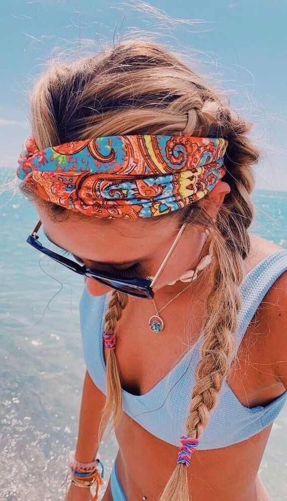 No Bangs Visual Idea — Beach Braids 2027