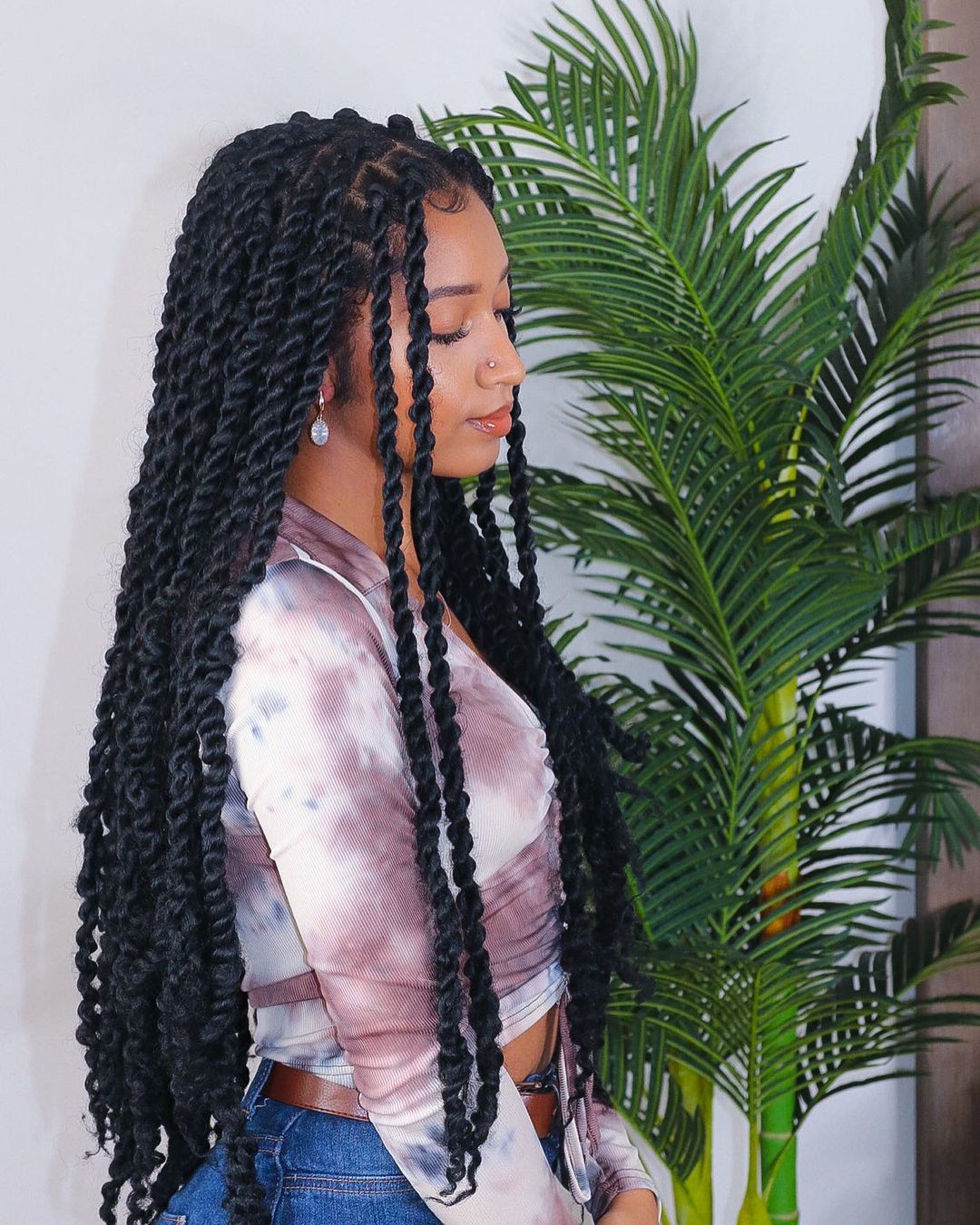 Thick Twist Braids Mid-Back — Vacation Hairstyles 2027