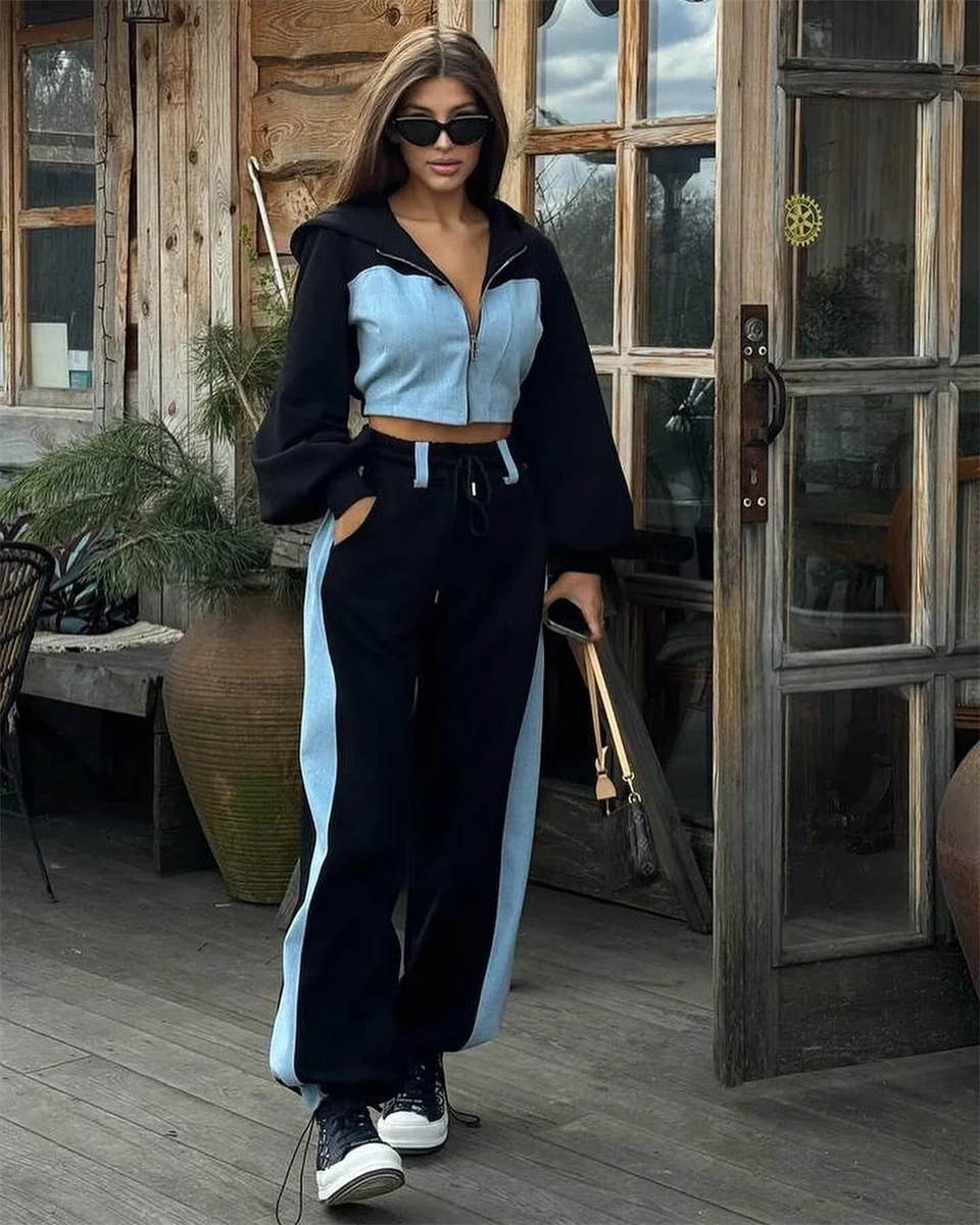 Sporty Chic: Color-Blocked Tracksuit Sporty Chic: Color-Blocked Tracksuit — Streetwear Outfits 2027