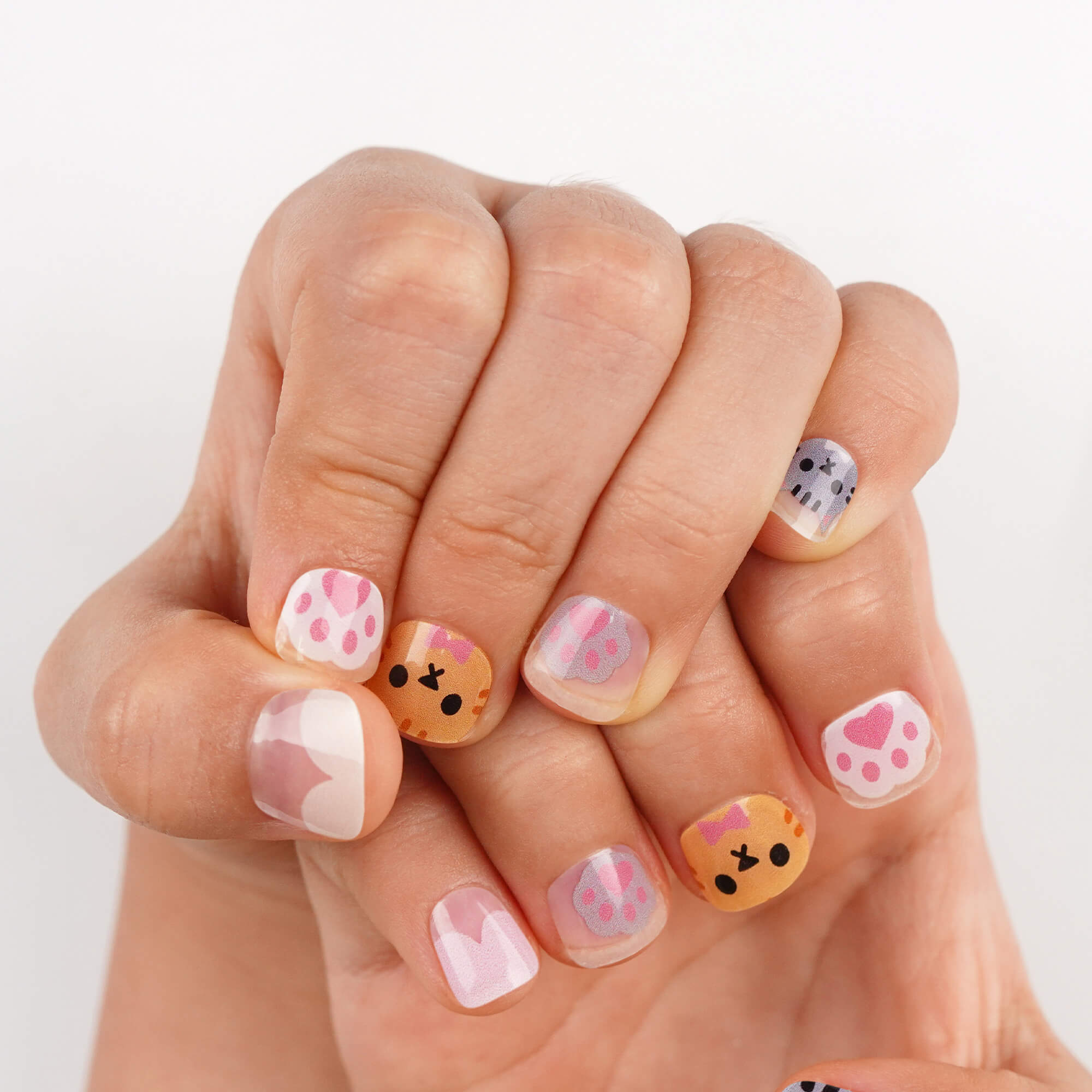 Pastel Animal Faces Nails — Nails 2027 for Kids