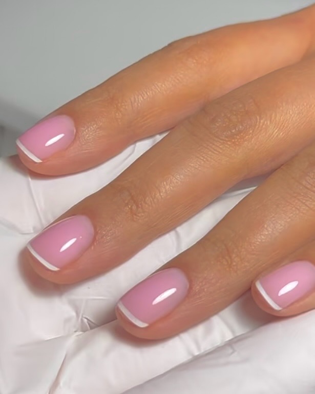 White French Tips On All Nails Short Square Classic White French White French Tips On All Nails Short Square Classic White French — White French Tip Nails 2027