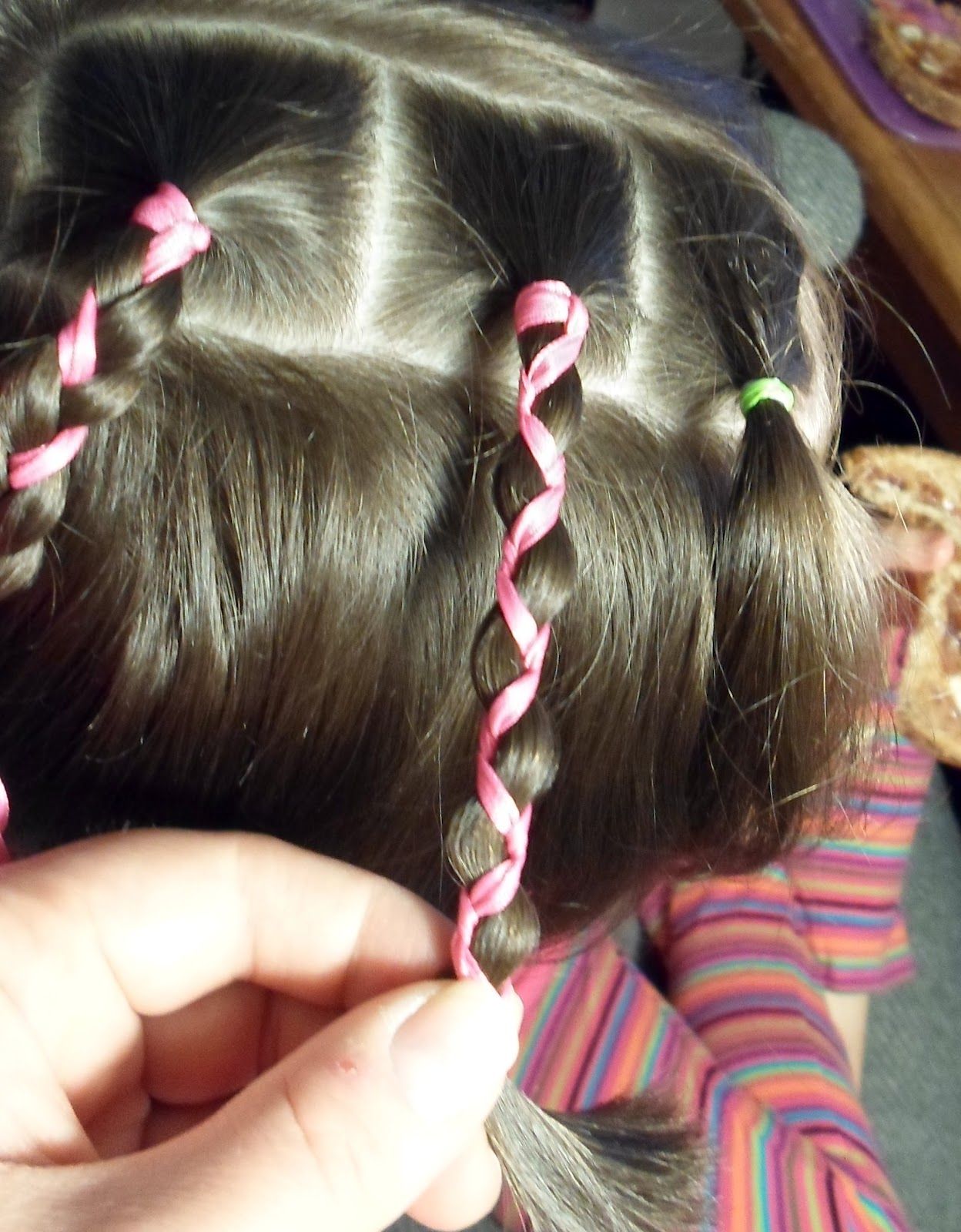 Dark Brown Visual Idea — Ribbons Little Girl Hairstyles 2027