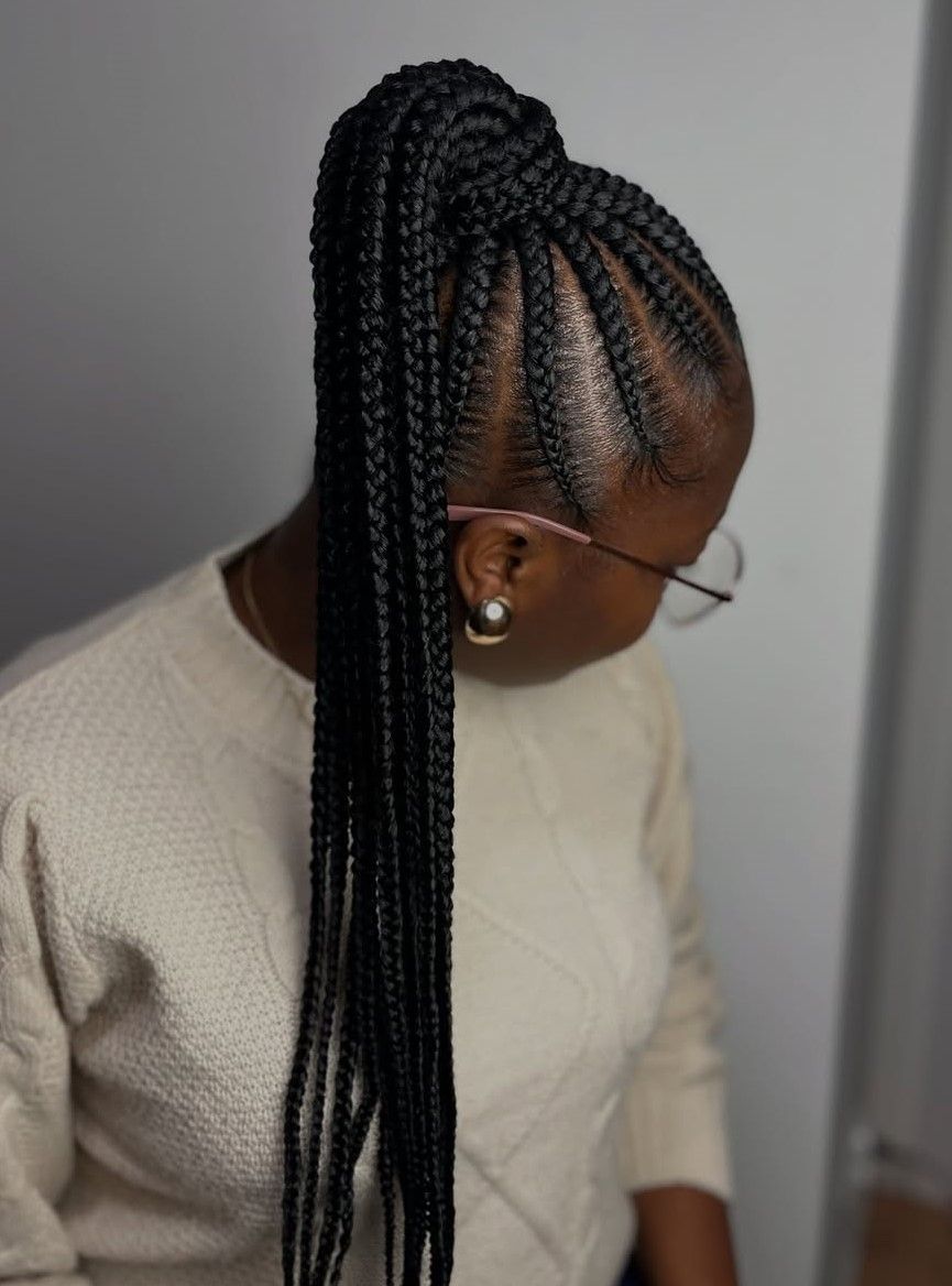 No Bangs Visual Idea No Bangs Visual Idea — Jumbo Cornrows 2027