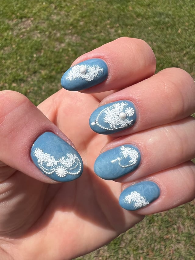 Ombre On All Nails Visual Idea Ombre On All Nails Visual Idea — Denim Nails 2027