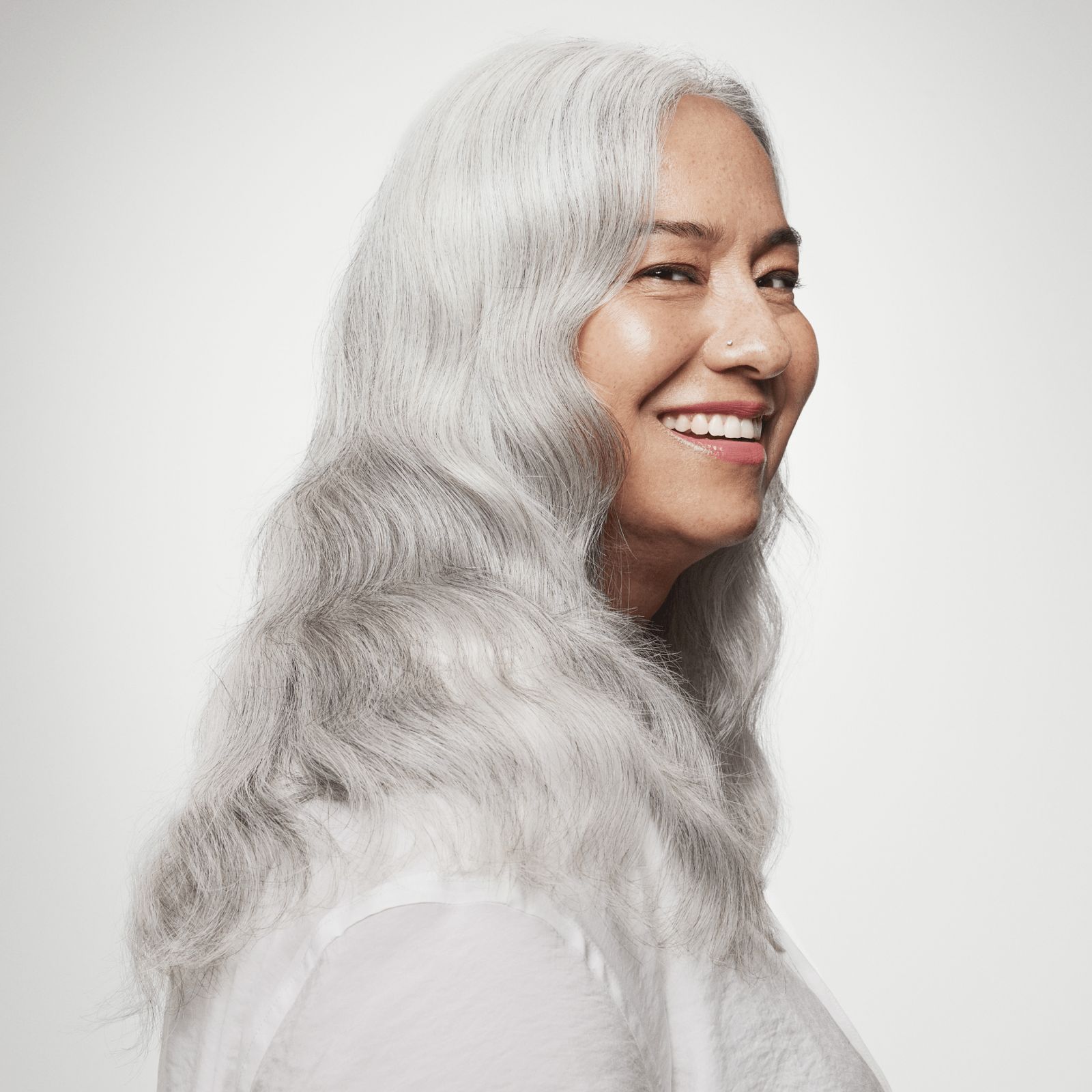 Wavy Medium Density Visual Idea Wavy Medium Density Visual Idea — Balayage on Gray Hair 2027