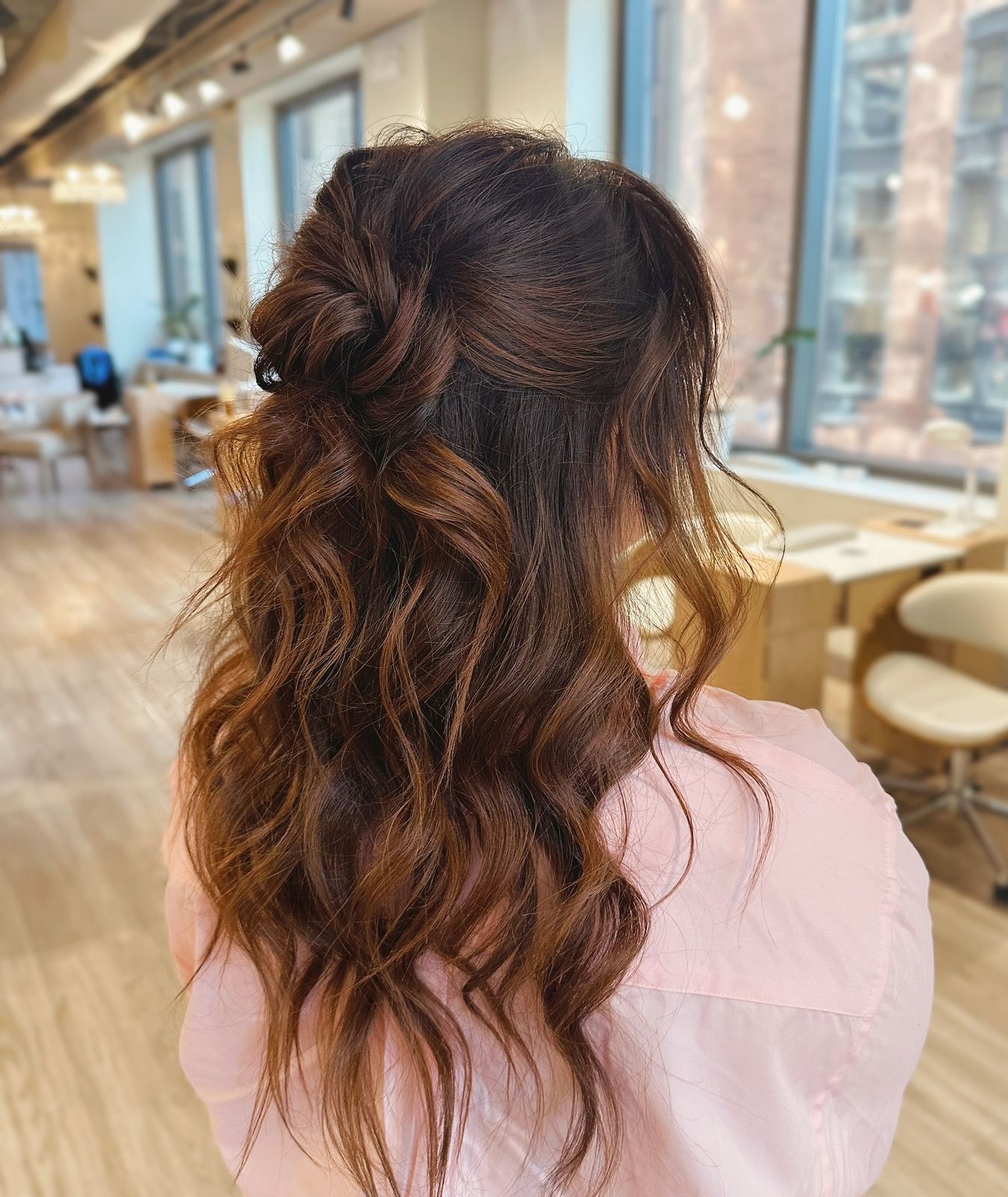 Dark Brown With Subtle Auburn Undertones Visual Idea Dark Brown With Subtle Auburn Undertones Visual Idea — Down Date Night Hairstyles 2027