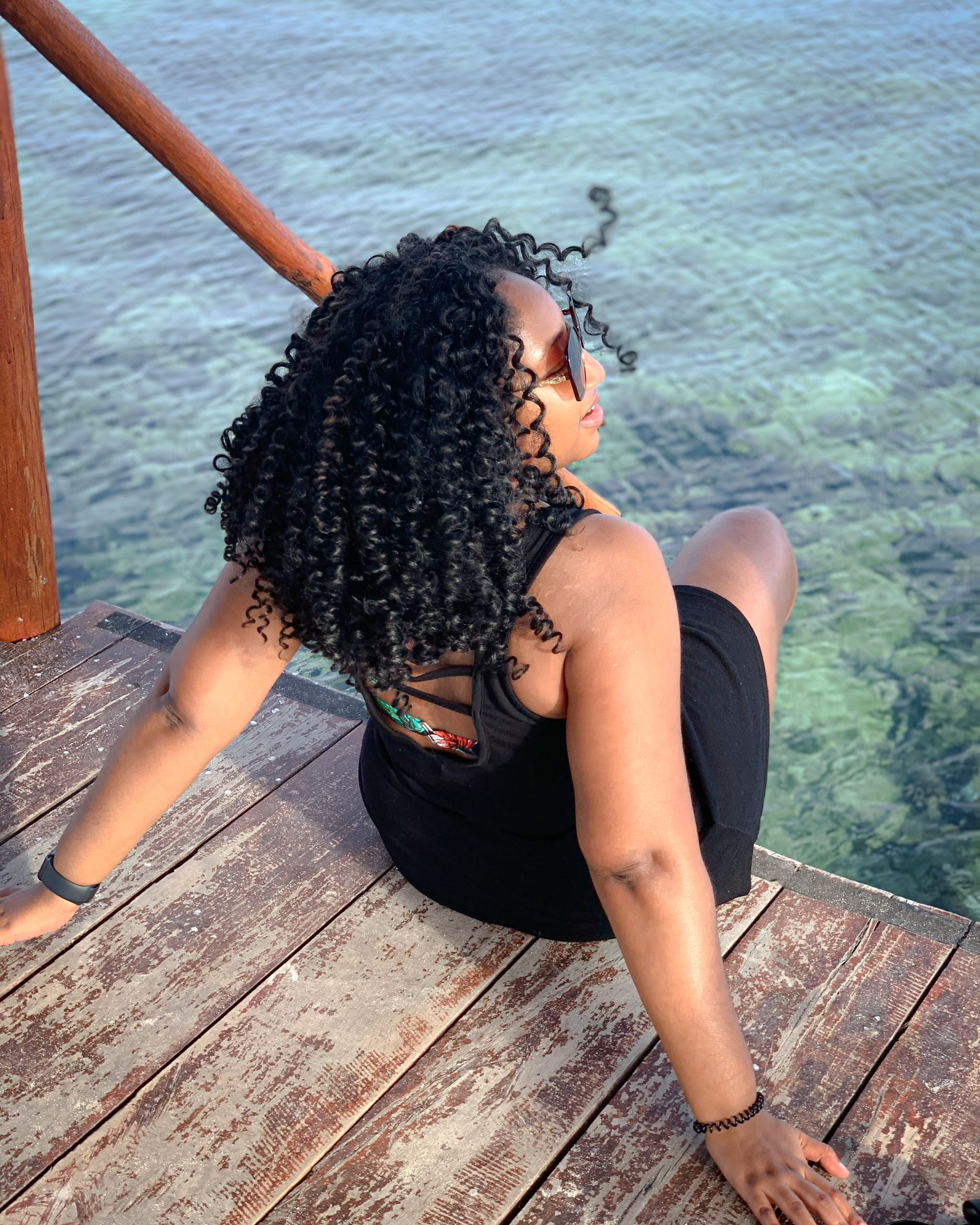 Voluminous Black Curls — Vacation Hairstyles 2027