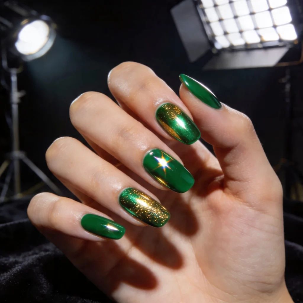 Clean Visual Idea Clean Visual Idea — Christmas Acrylic Nails 2026