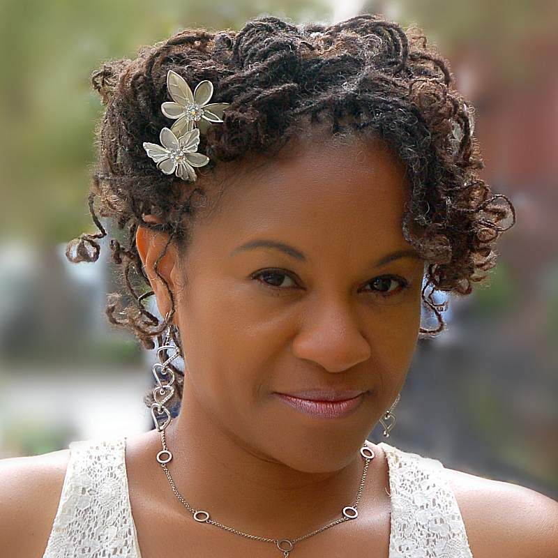 Chin Length Locs With Floral Accents Chin Length Locs With Floral Accents — Microlocs Locs 2027