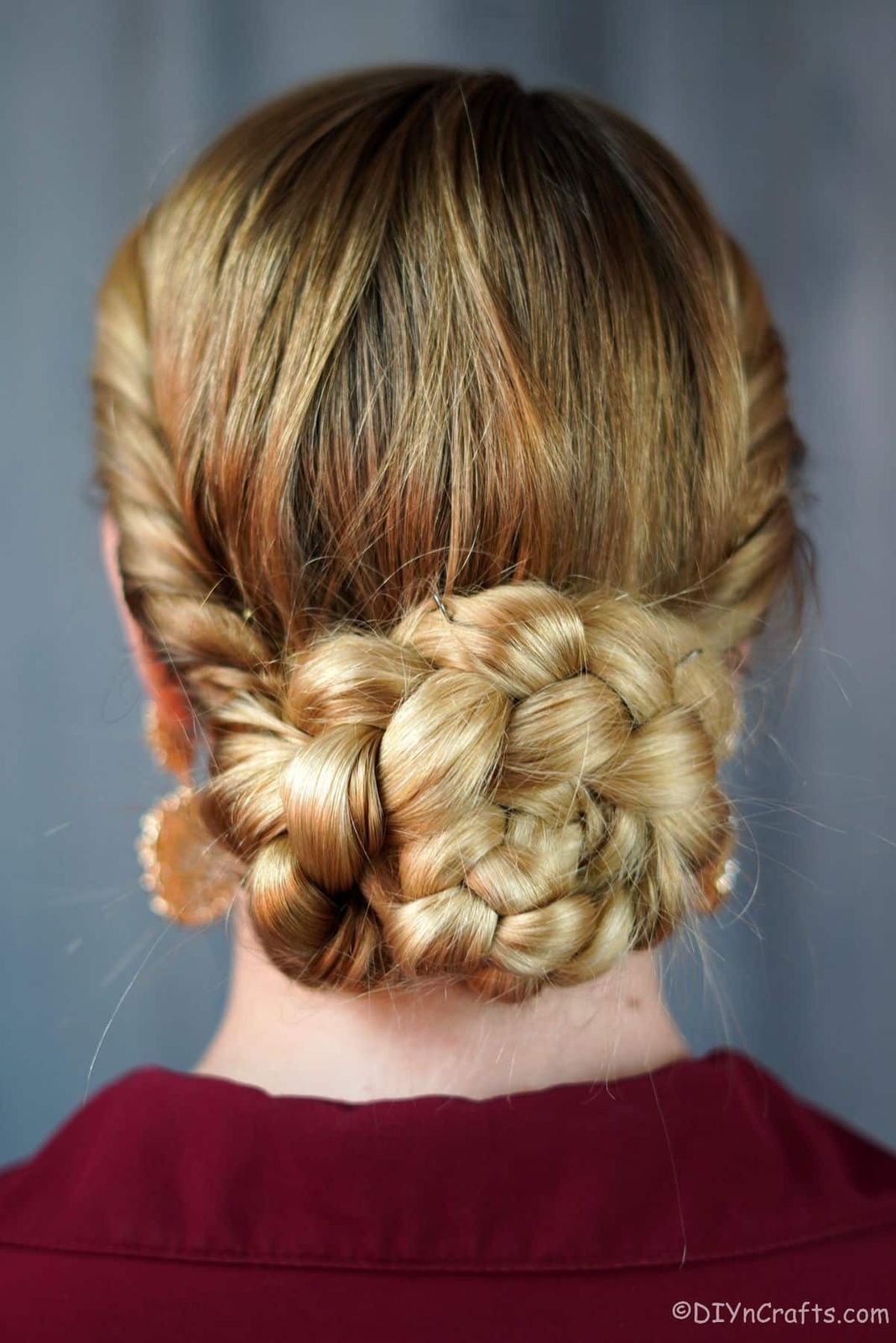 Honey Blonde Chunky Braid Bun Honey Blonde Chunky Braid Bun — Side Bun Hairstyles 2027