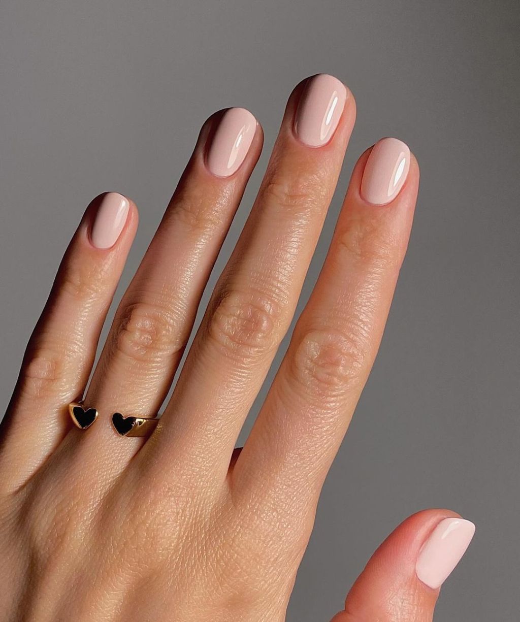 Perfectly Even Light Nude Pink Perfectly Even Light Nude Pink — Simple Short Nails 2027