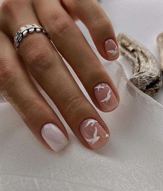 Flawless Shimmer French Manicure Flawless Shimmer French Manicure — Classy Wedding Nails 2027