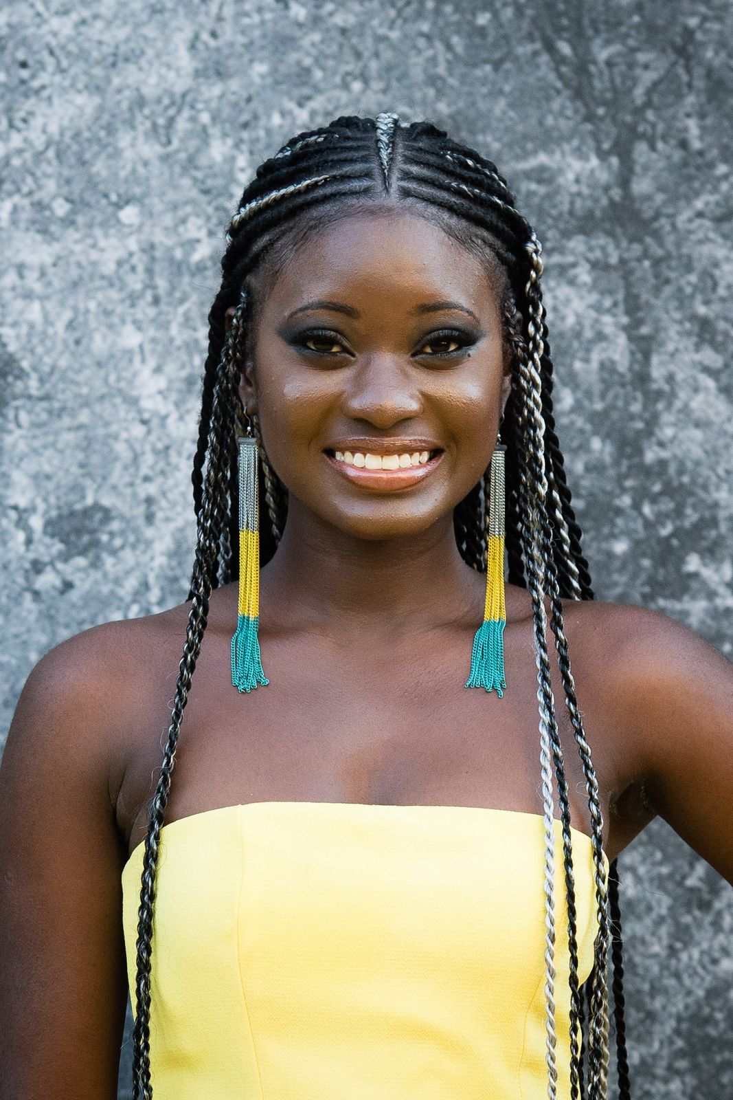 Long Black and Silver Box Braids Long Black and Silver Box Braids — Caribbean Hairstyles 2027