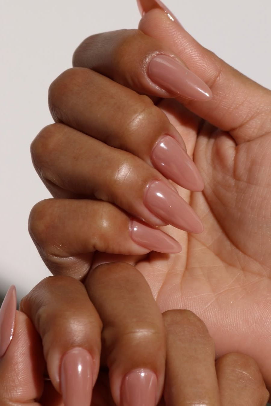 Nude Black French Tip with Rhinestones Nude Black French Tip with Rhinestones — Summer Nail Trends 2027
