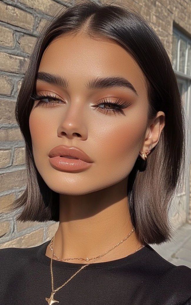 Sharp Chin Length Blunt Bob Sharp Chin Length Blunt Bob — Bob 2027 for Straight Hair