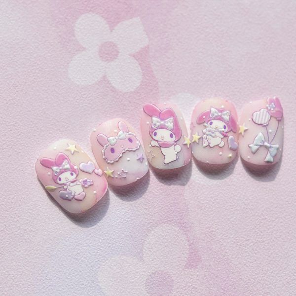 Matte With Glossy Accents Visual Idea Matte With Glossy Accents Visual Idea — Toddler Nails 2027