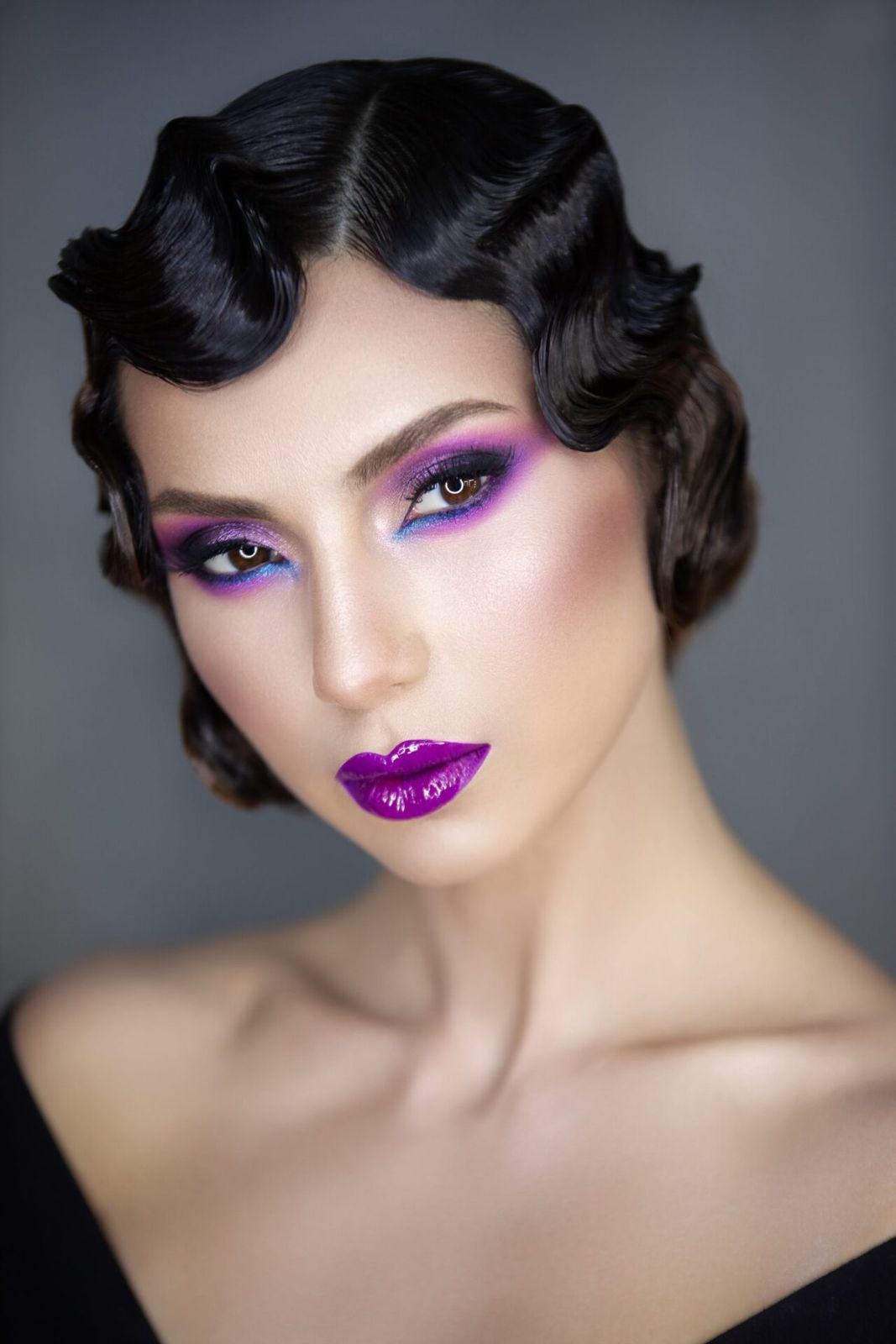 Deep Sculpted Middle Part Waves Deep Sculpted Middle Part Waves — Finger Waves 2027