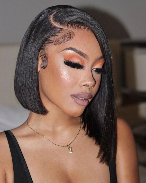 Sleek Bob With Side Part and Baby Hairs — Lace Front Wig Styles 2027