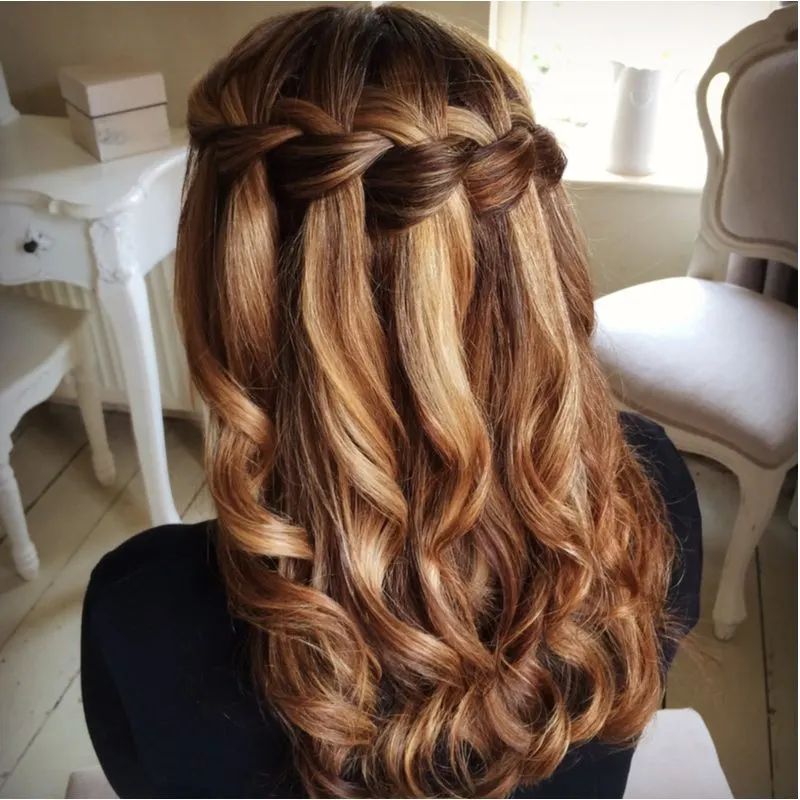 Warm Brown With Balayage Highlights Visual Idea — Down Birthday Hairstyles 2027