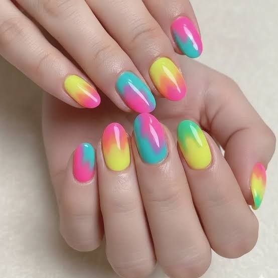 Ombre Effect On All Nails Visual Idea Ombre Effect On All Nails Visual Idea — Neon Ombre Nails 2027