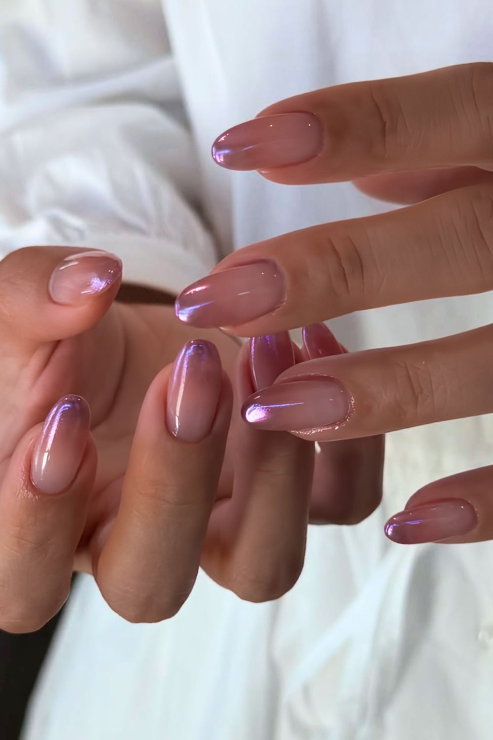 Nail Shape And Length E G Medium Almond Visual Idea Nail Shape And Length E G Medium Almond Visual Idea — French Ombre Nails 2027