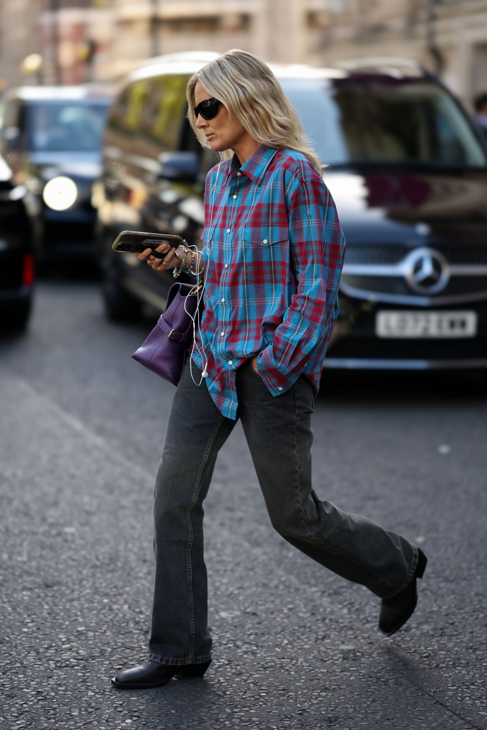 Vibrant Pattern Play: Multicolor Flannel with Grey Jeans Vibrant Pattern Play: Multicolor Flannel with Grey Jeans — Flannel Outfits 2027