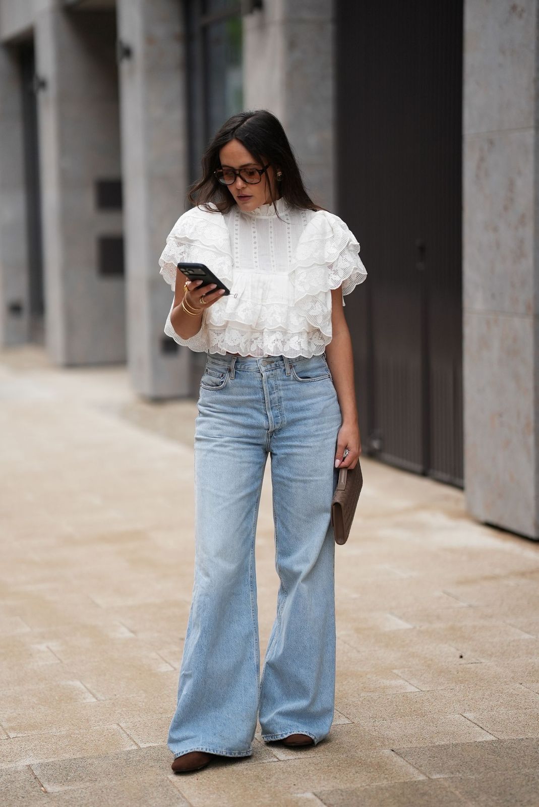 Casual Black Lace Blouse with Denim Casual Black Lace Blouse with Denim — Lace Blouse Outfits 2027