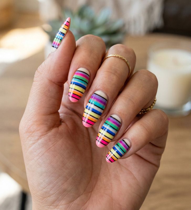 Summer Beach Visual Idea Summer Beach Visual Idea — Swim Nails Team Colors 2027