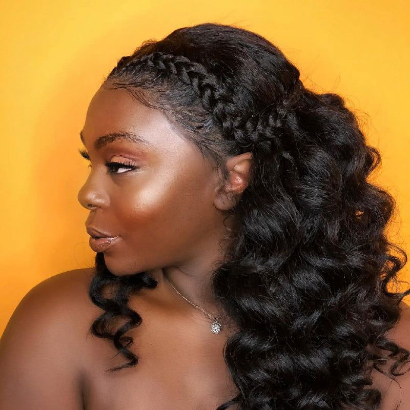 Half Up With Braided Headband Half Up With Braided Headband — Easy Natural Hairstyles 2027