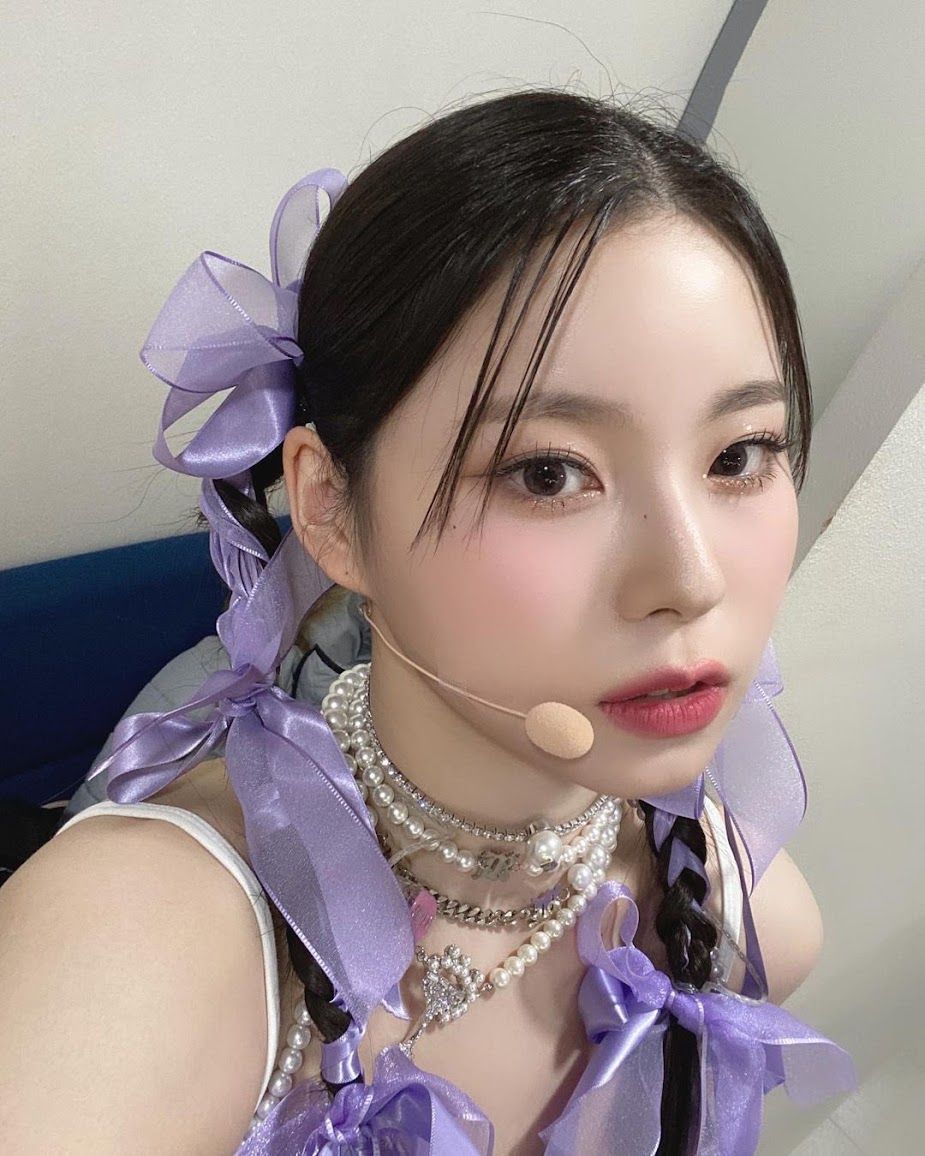 Dark Brown Braids With Sheer Purple Ribbons — Balletcore Ribbon Hairstyles 2027