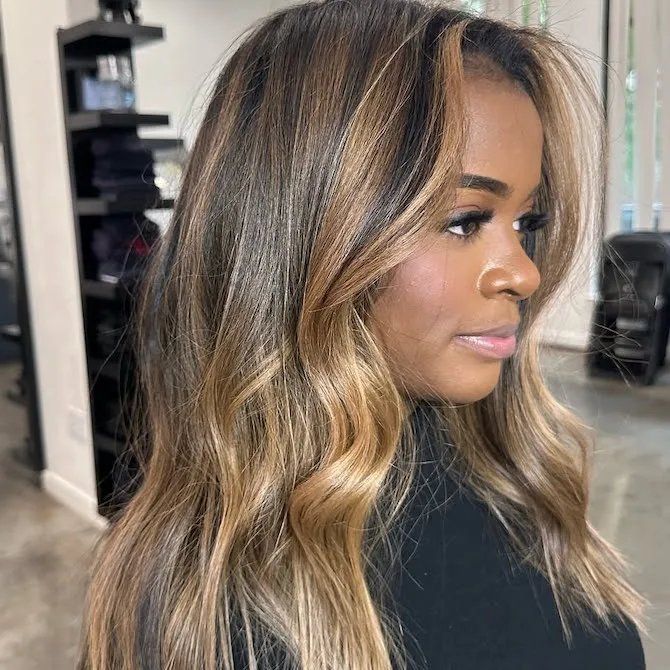 Side Visual Idea — Balayage on Dark Brown Hair 2027