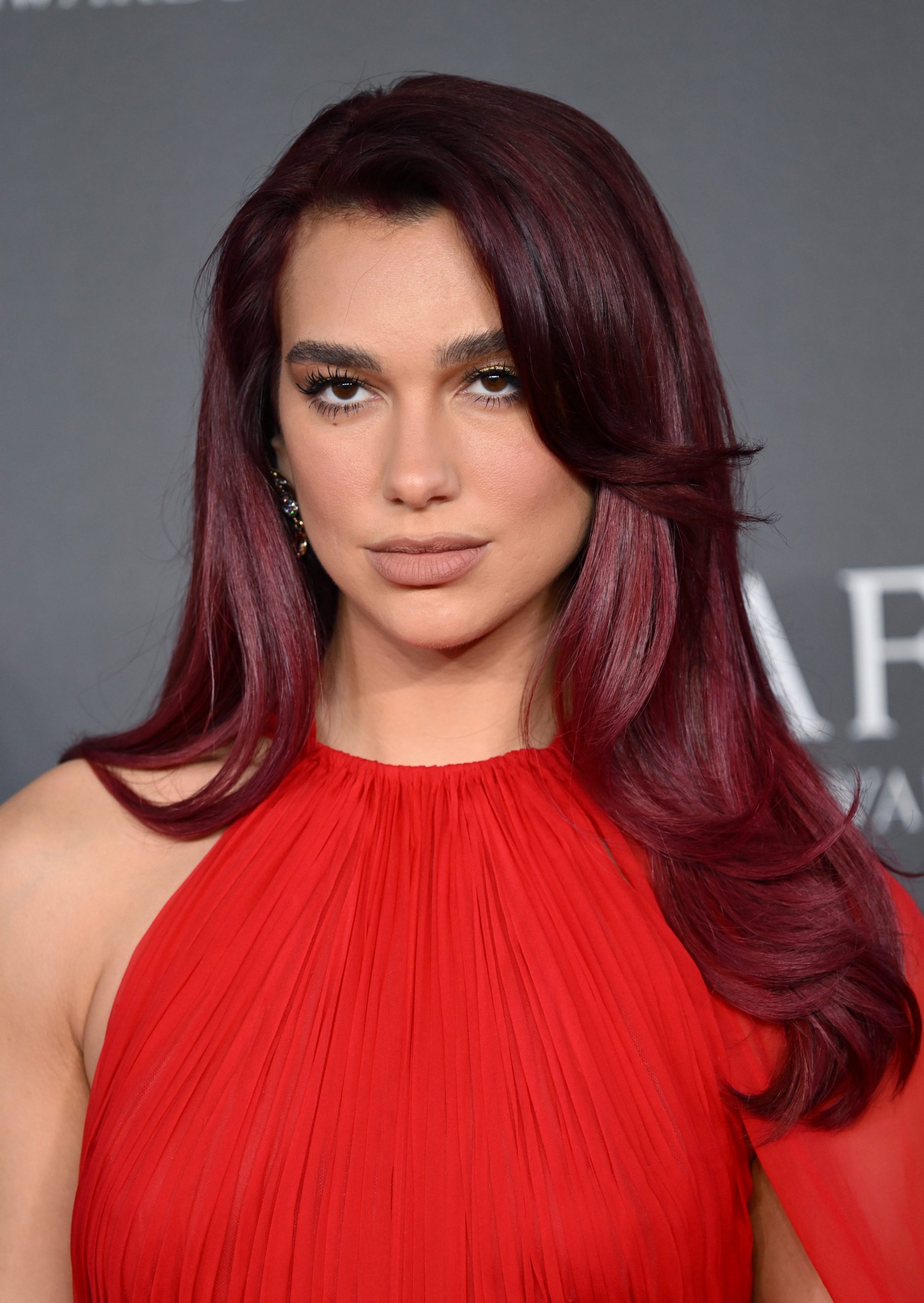 Deep Burgundy With Soft Side Bangs Deep Burgundy With Soft Side Bangs — Hair Color Trends 2027